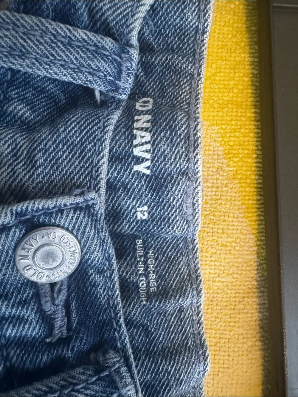 Old Navy Blue Denim Shorts with Star Accents